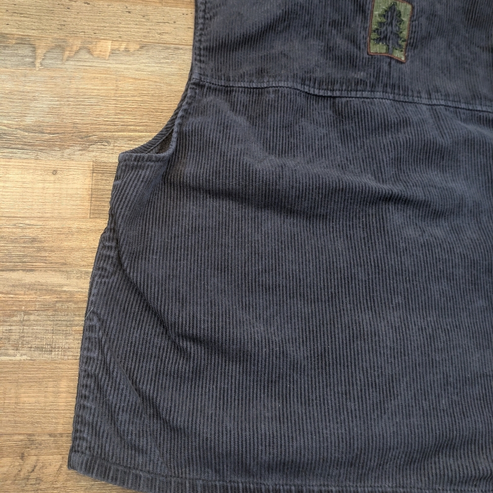 Vintage Christopher & Banks Northwoods Corduroy Vest Cabincore Outdoors Sz Large - Picture 10 of 15